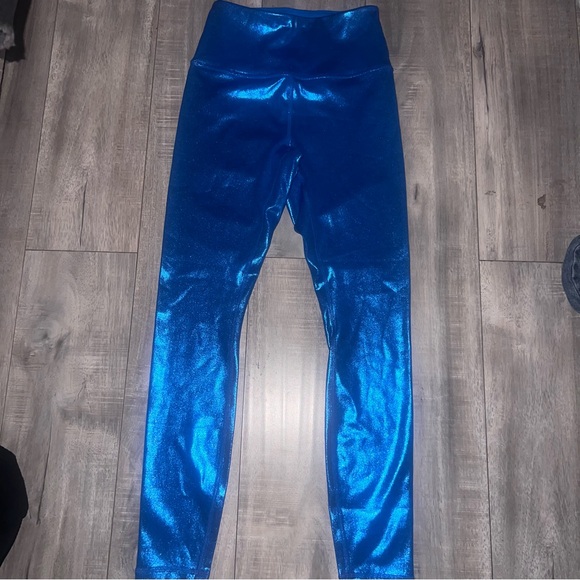 NWT IVL Collective Electric Blue Leggings. SIZE: 4 - Picture 2 of 6